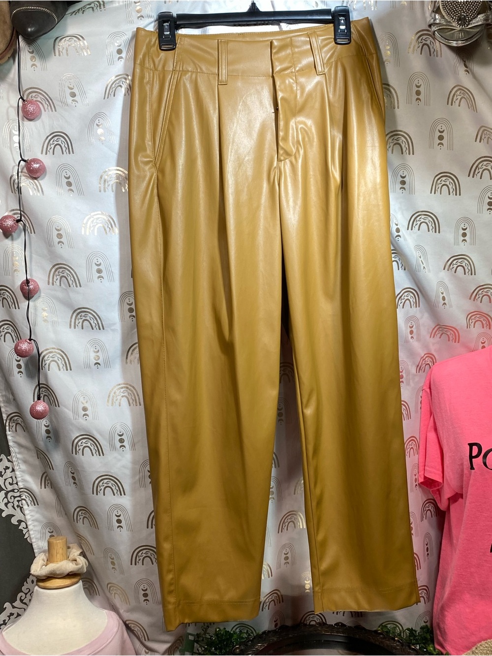 a new day Leather-look Garment in Mustard Yellow